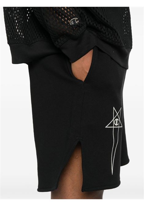pantaloncini uomo neri RICK OWENS X CHAMPION | CM01E1683 CHFE09
